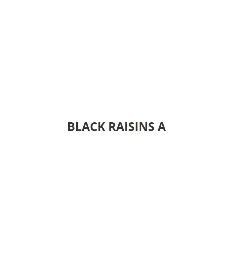 Black Raisins A