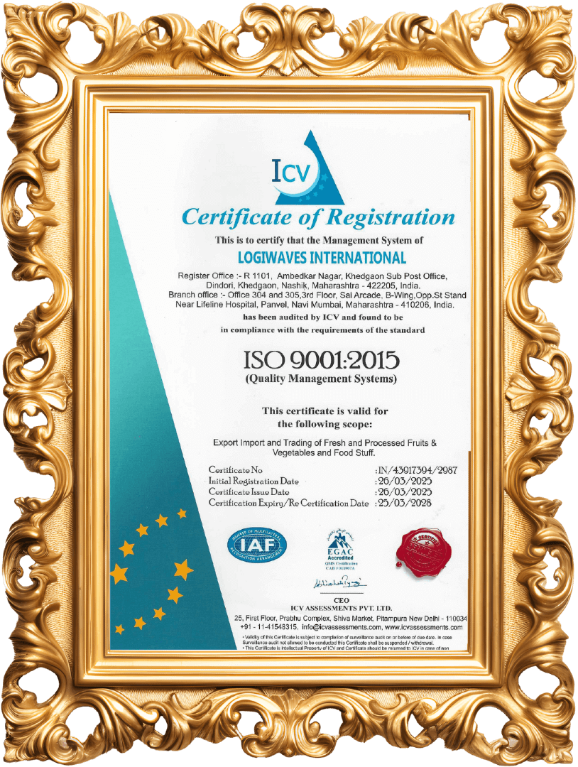 ICV CERTIFICATE
